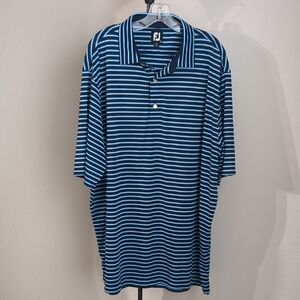 FootJoy FJ Stripe Polo Shirt Sz 2XL